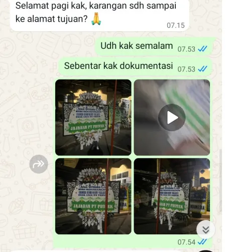 Pengiriman Papan Bunga Selamat Regaloh Tlogowungu