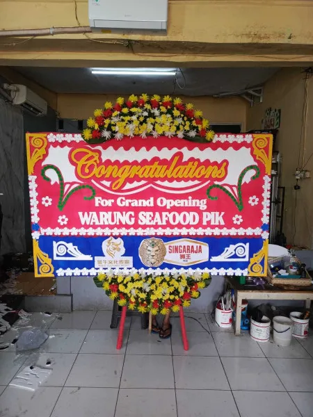 Papan Bunga Ucapan Selamat Regaloh Tlogowungu