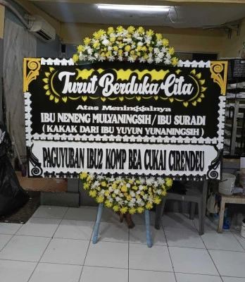 Papan Bunga di Regaloh Tlogowungu
